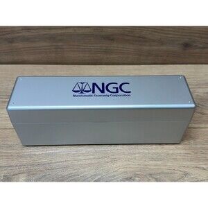 NGC Silver Plastic Storage Box Container Holds 20 Certified Graded Coin Slabs